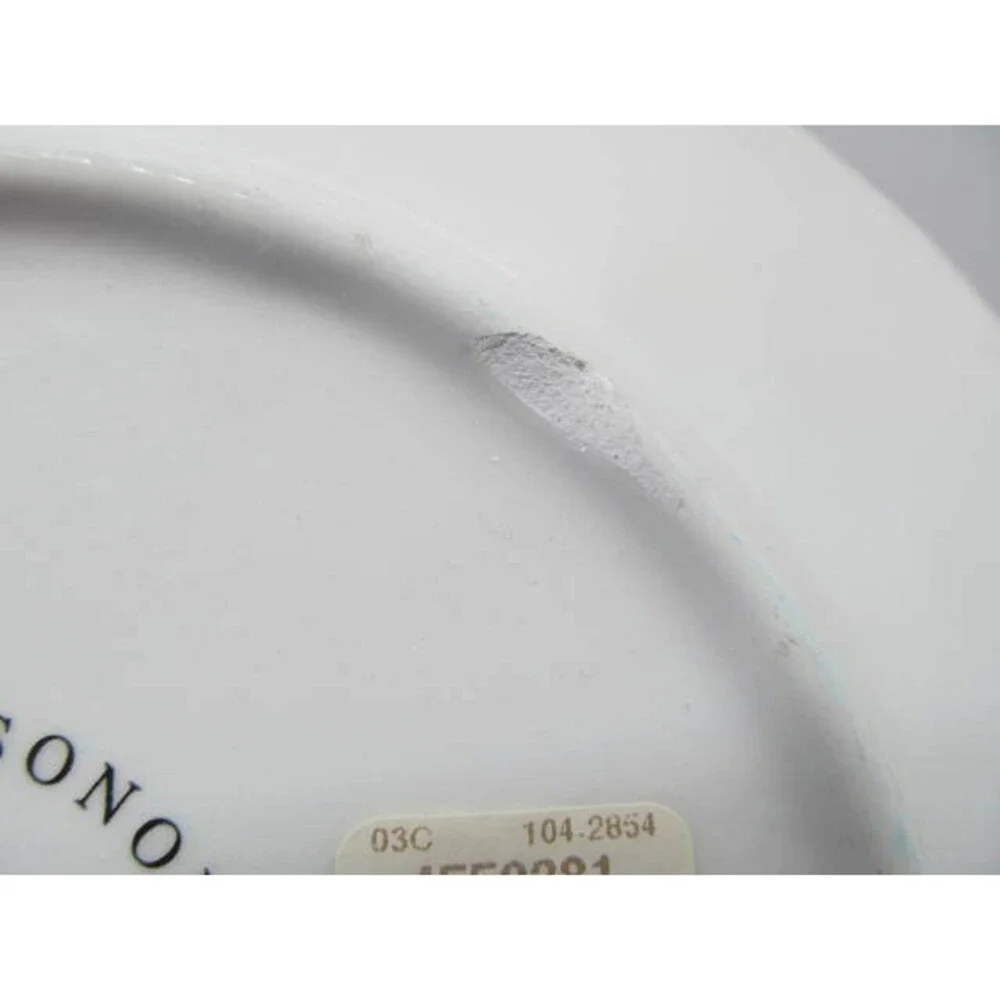 Williams Sonoma Napa Sage Embossed Lot 3 Salad Plates & 2 Saucers